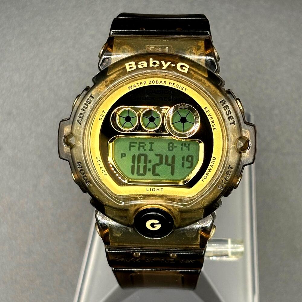 Casio Baby-G BG6901-8 Smoke Gold Digital 200M Vintage Watch